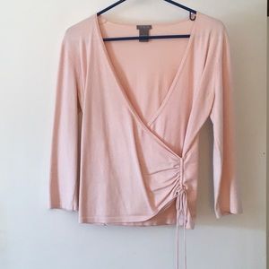 Ann Taylor blouse with cute side bunch-up